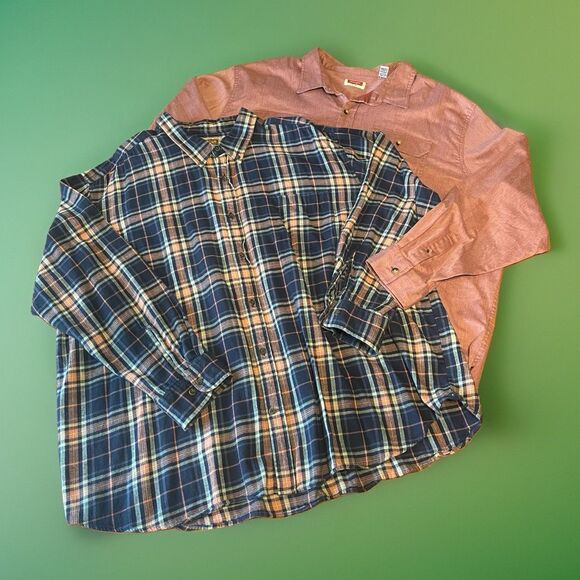 Wrangler Other - Lot of 2 Men's 3XL Long Sleeve Shirts